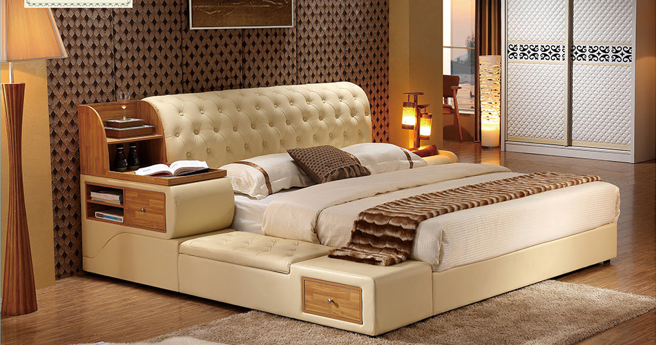 Best quality supplier ashly wooden purple bed room furniture designs
