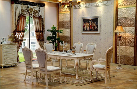Hot sell Italian white dining table-luxury furniture