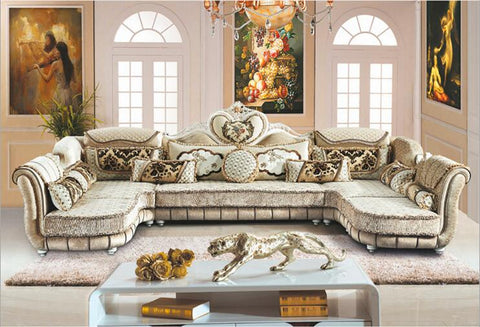 living room furniture modern fabric sofa