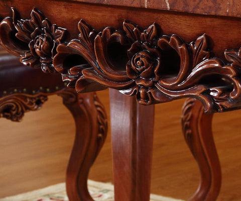 Elegant Dining Table, Marble Table, High Grade Solid Wood